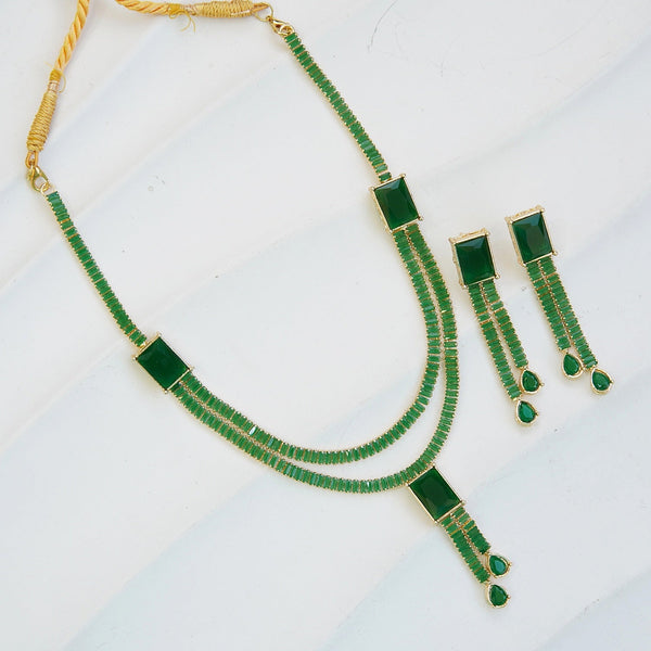 Gleaming Zirconia Jewelry Set - RS ZEVARS