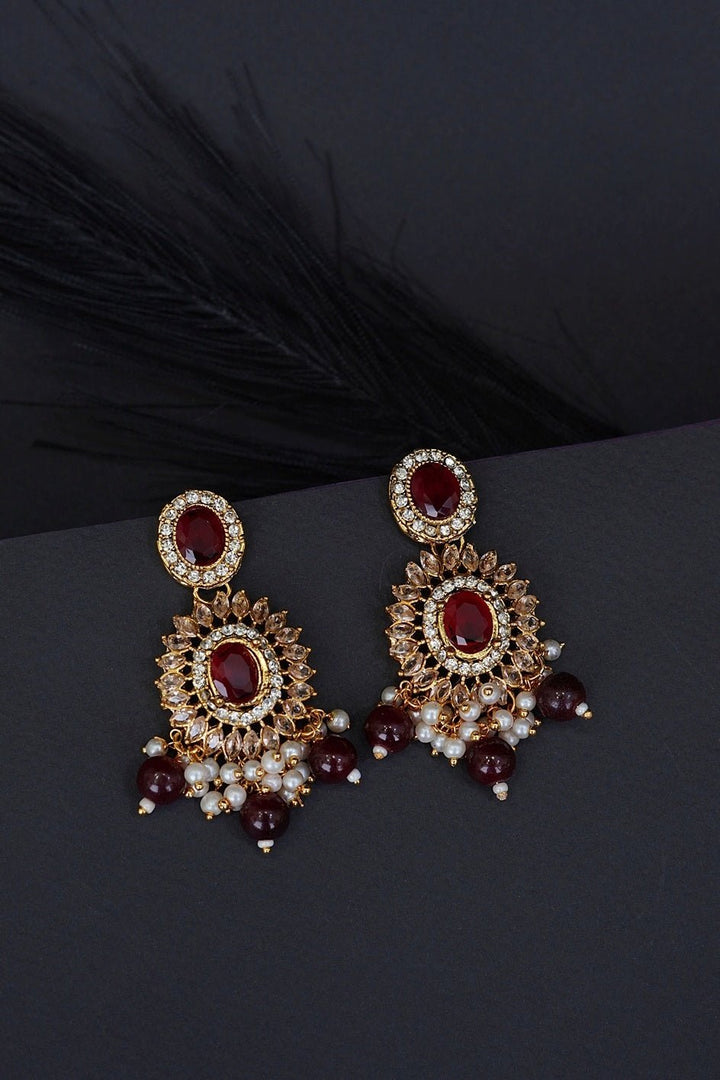 Glitz & Glowing Earrings - RS ZEVARS
