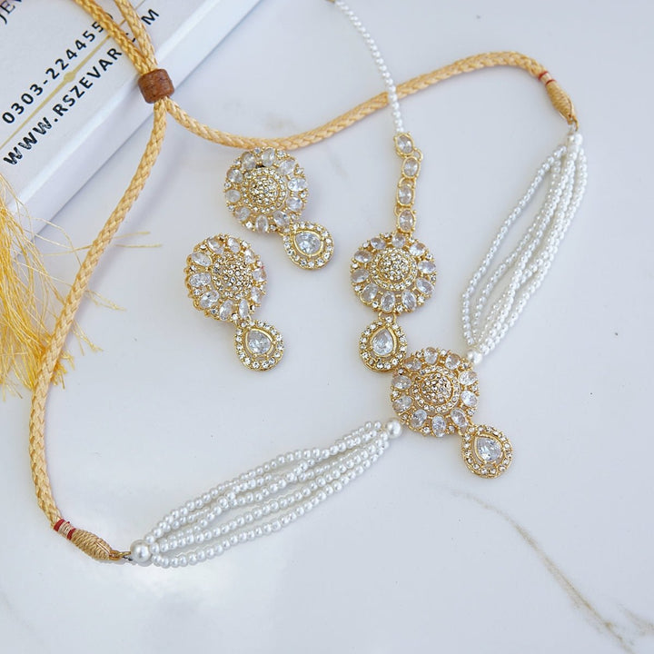 Glowing Choker Set For Girls - RS ZEVARS