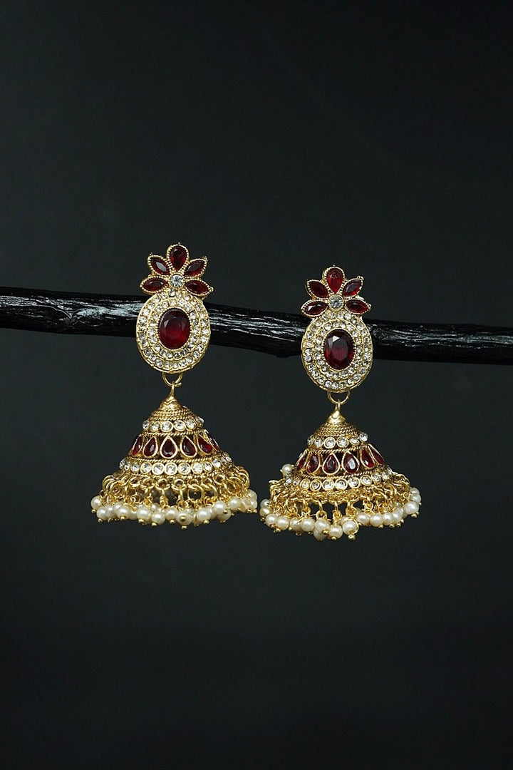 Glowing Gemstones Jhumkey - RS ZEVARS