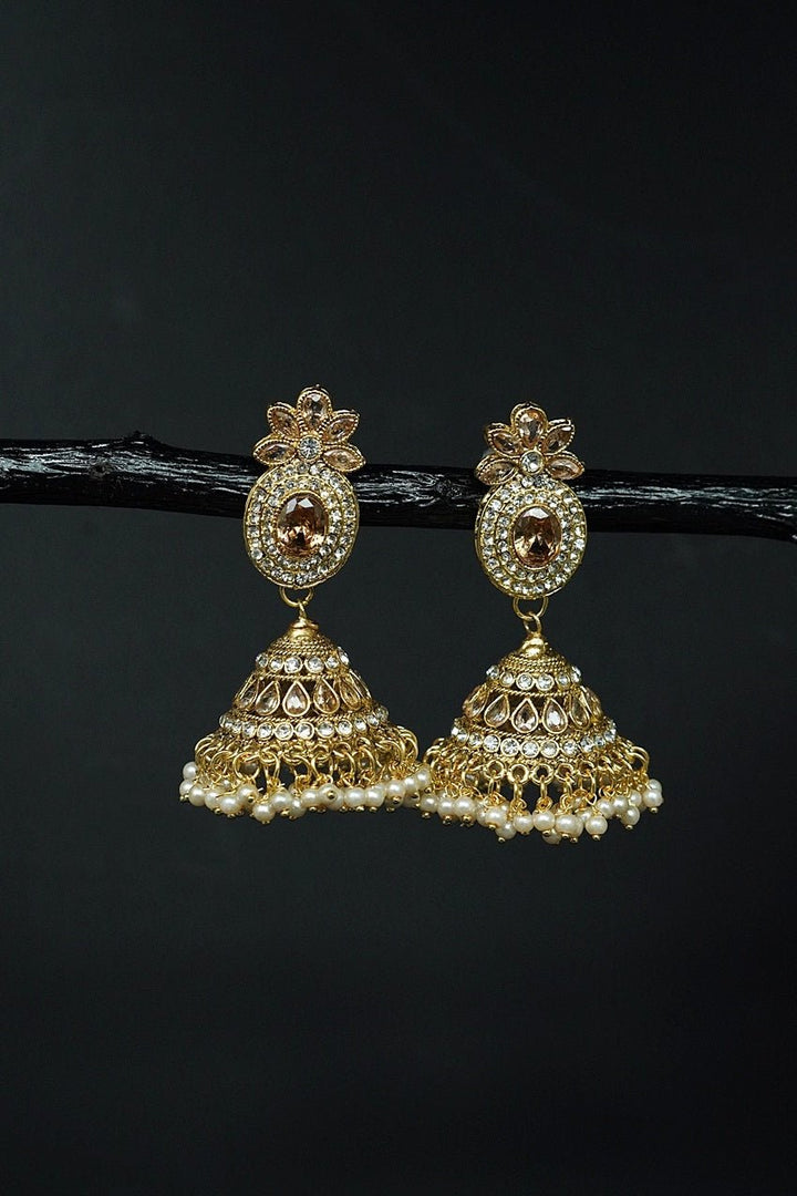 Glowing Gemstones Jhumkey - RS ZEVARS