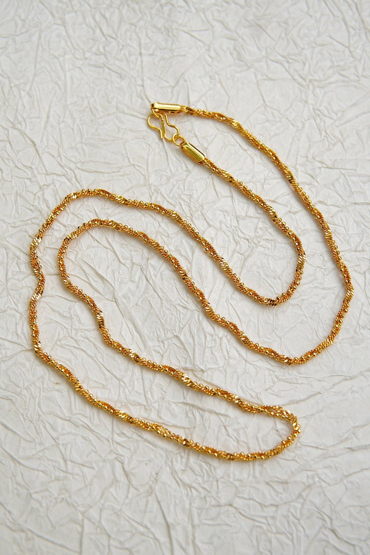 Gold Plated Double Snake Chain - RS ZEVARS