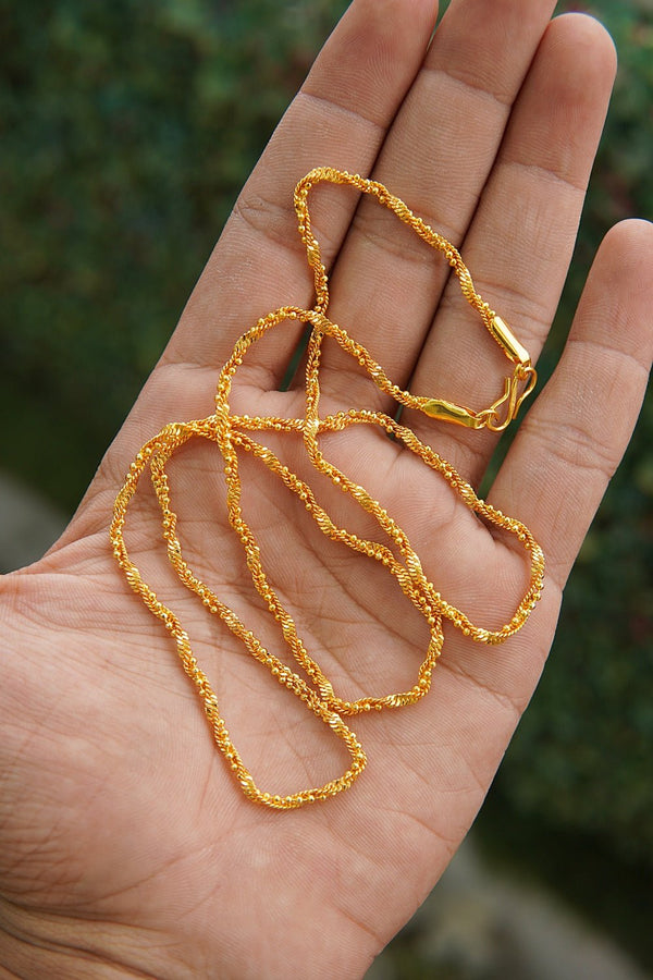 Gold Plated Double Snake Chain - RS ZEVARS