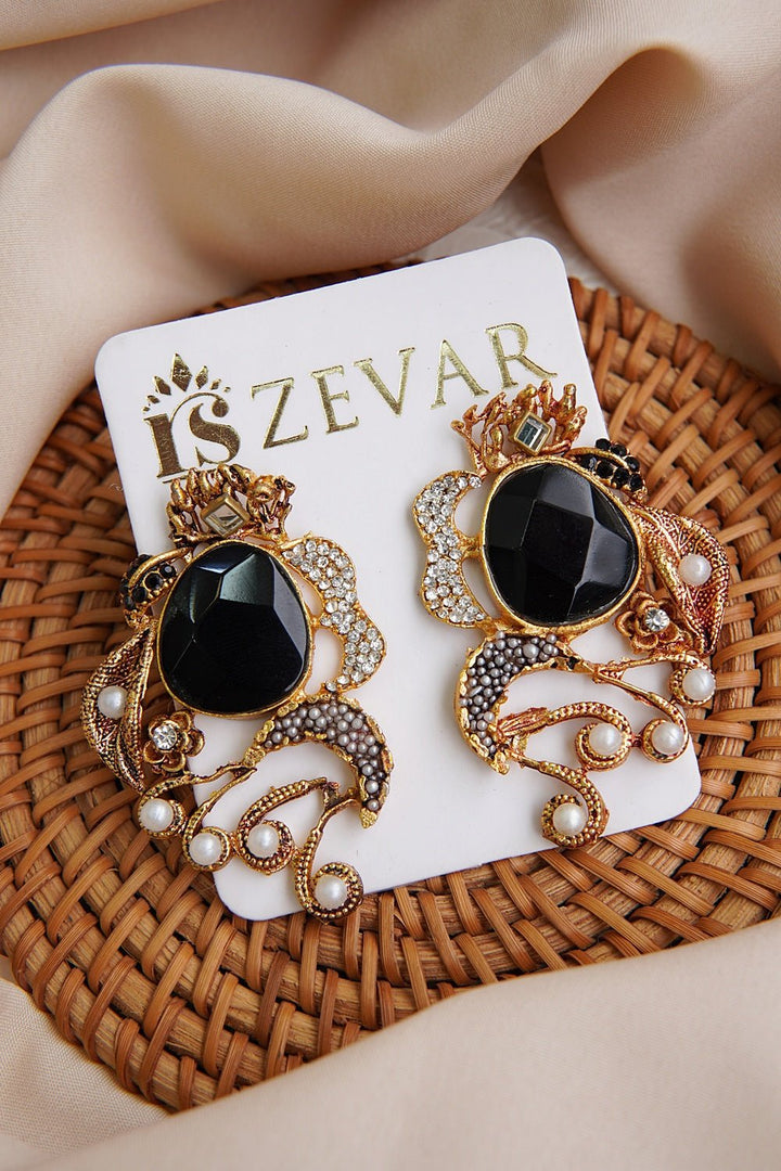 Graceful Gemstone Designer Earrings - RS ZEVARS