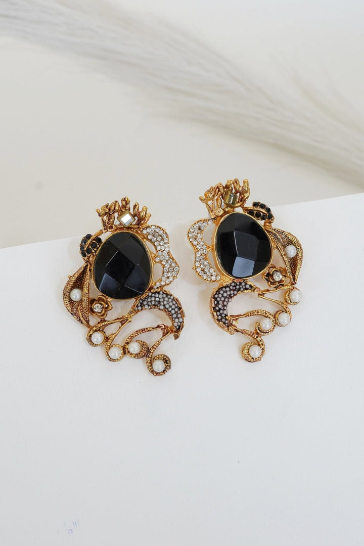 Graceful Gemstone Designer Earrings - RS ZEVARS
