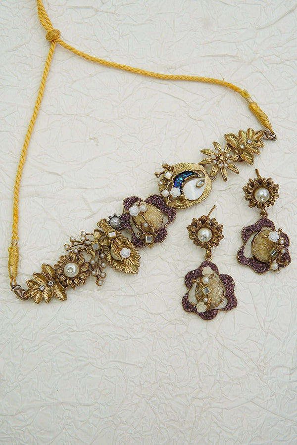 Handmade Antique Guluband Set - RS ZEVARS