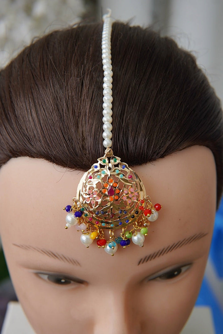 Hyderabadi Gold Plated Teeka - RS ZEVARS