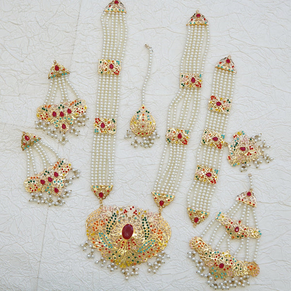 Hyderabadi Navratan Bridal Set - RS ZEVARS