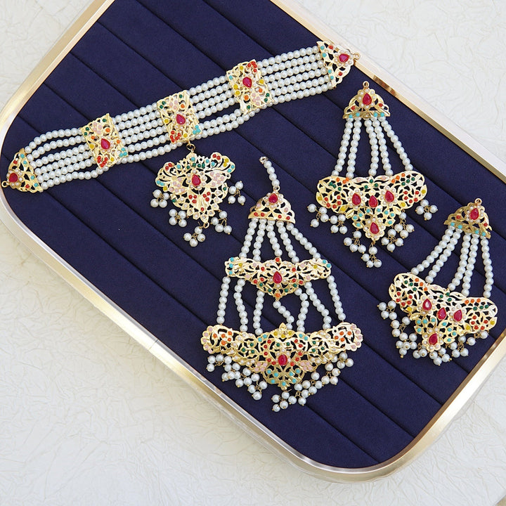 Hyderabadi Navratan Bridal Set - RS ZEVARS