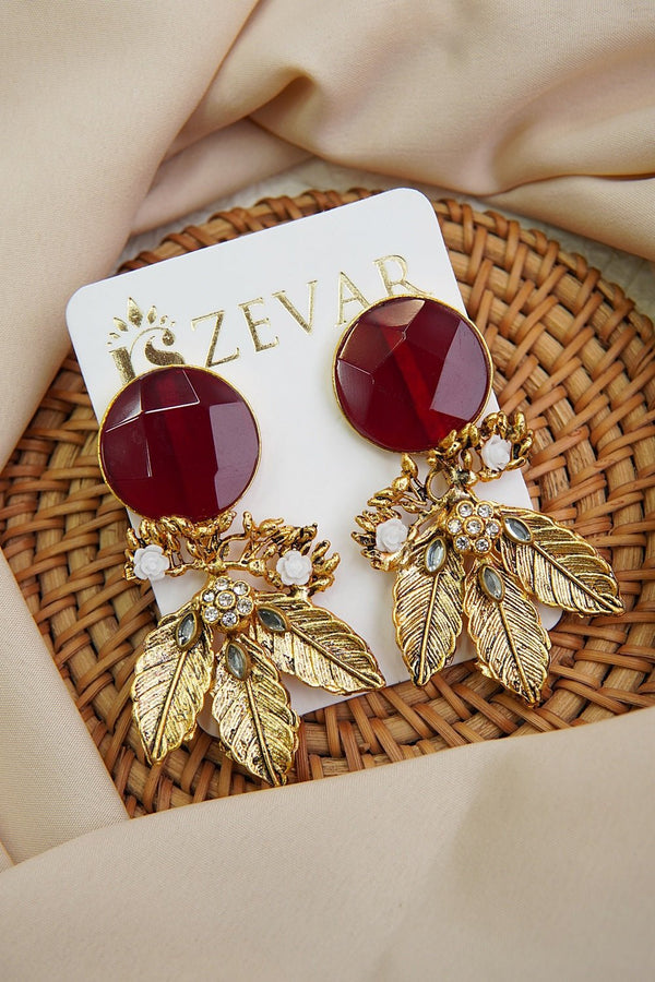 Imperial Handcrafted Earrings - RS ZEVARS