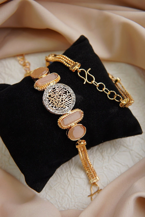 Islamic Calligraphy With Turkish Stone Bracelet - RS ZEVARS
