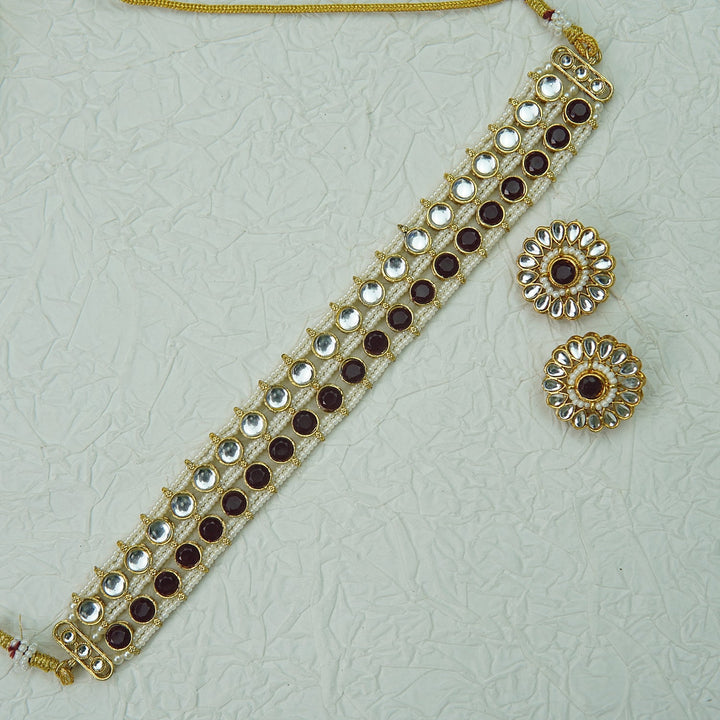 Kundan Chik Patti With Studs - RS ZEVARS