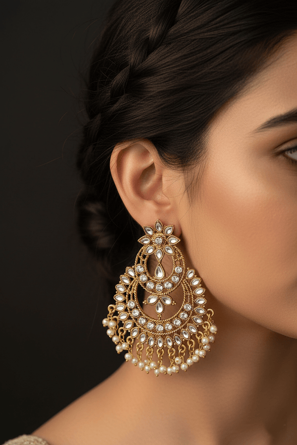 Kundan Double Chand Bala - RS ZEVARS