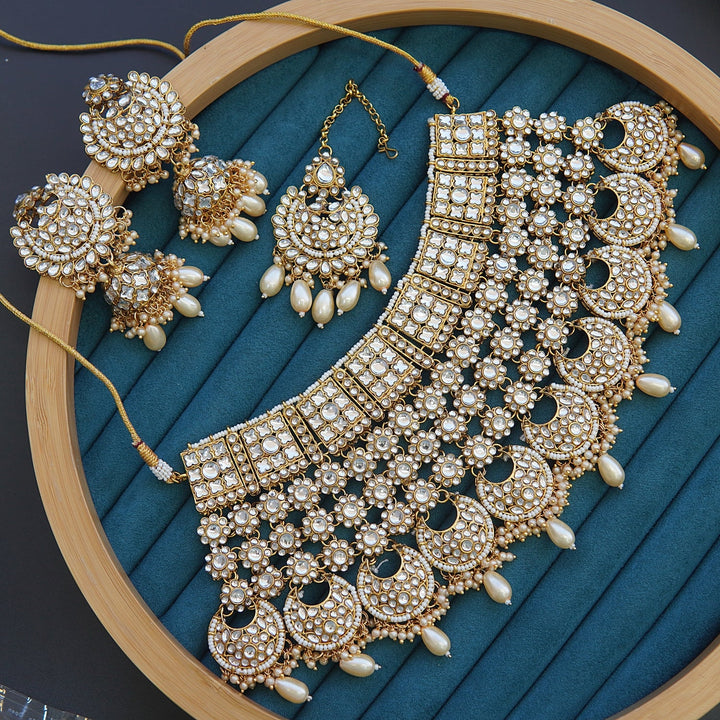 Kundan Heavy Work Bridal Set - RS ZEVARS