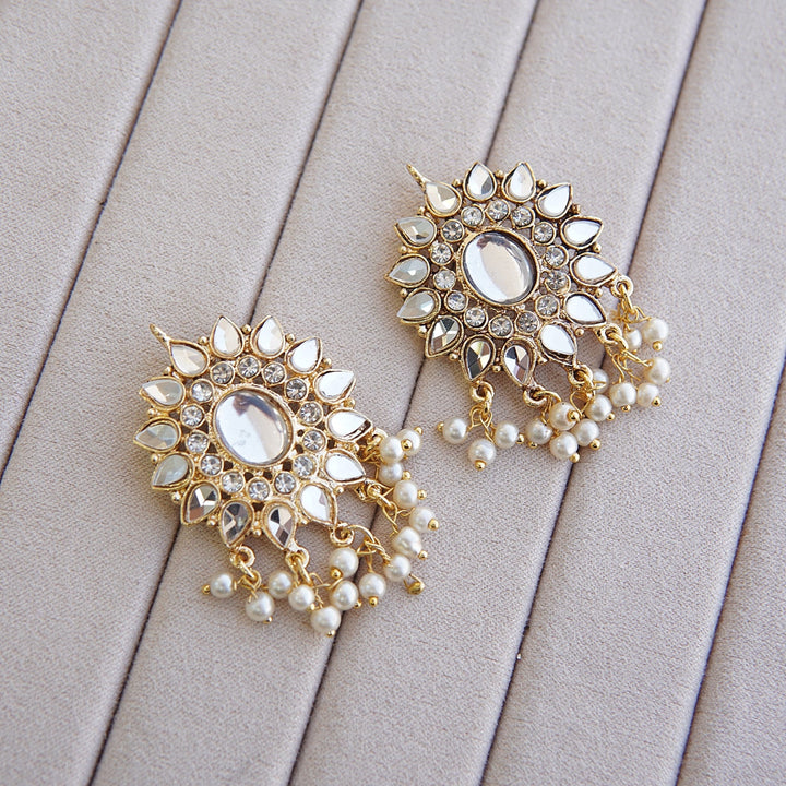 Kundan Latkan Studs - RS ZEVARS