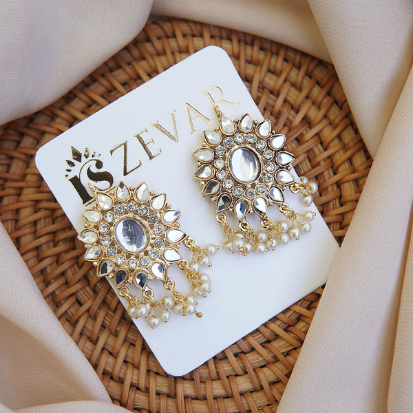 Kundan Latkan Studs - RS ZEVARS