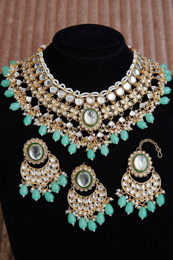 Kundan Neck Patti Set - RS ZEVARS