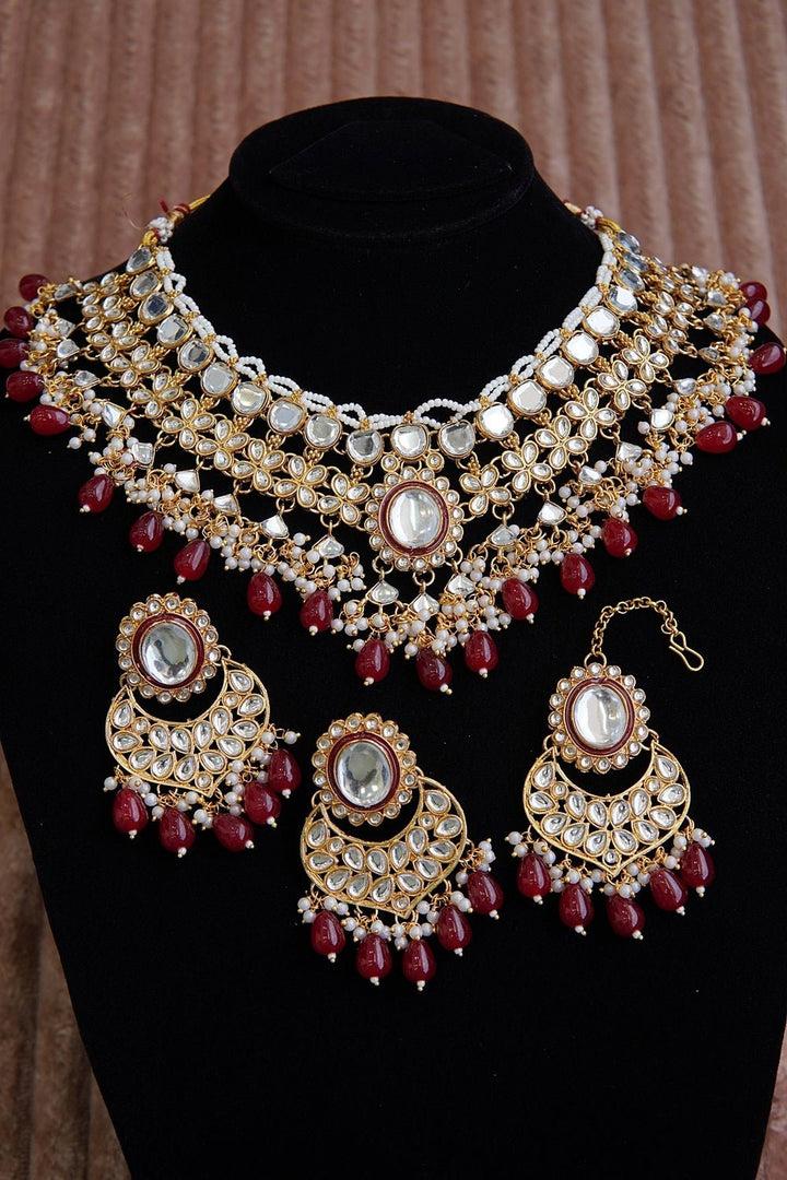 Kundan Neck Patti Set - RS ZEVARS