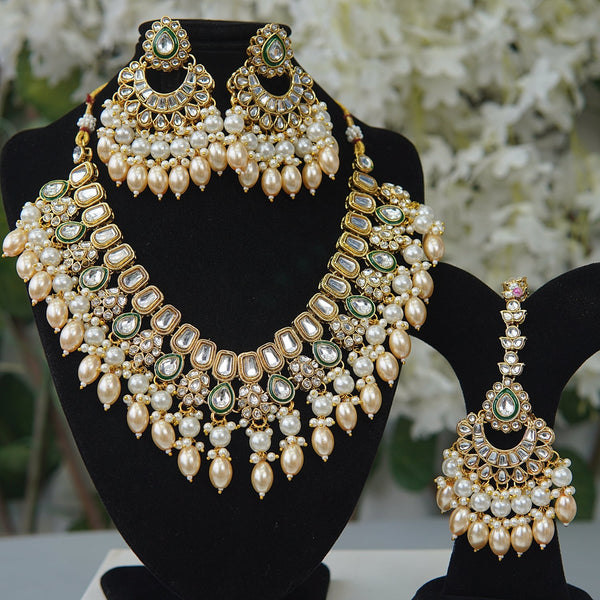 Kundan Reflection Latkan Set - RS ZEVARS