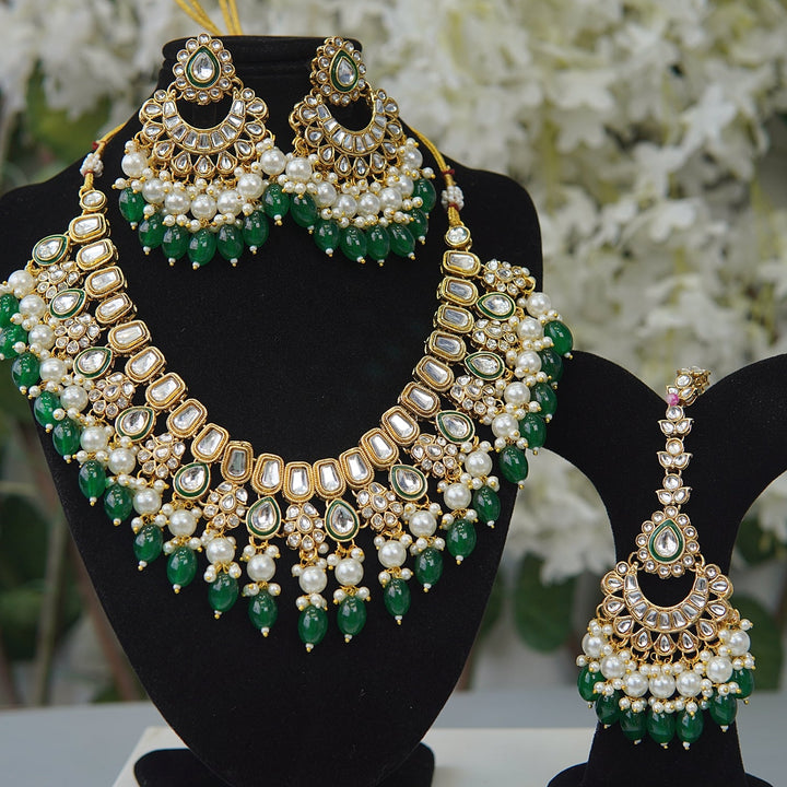 Kundan Reflection Latkan Set - RS ZEVARS