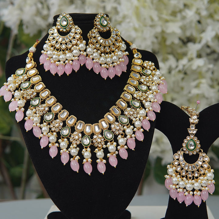 Kundan Reflection Latkan Set - RS ZEVARS