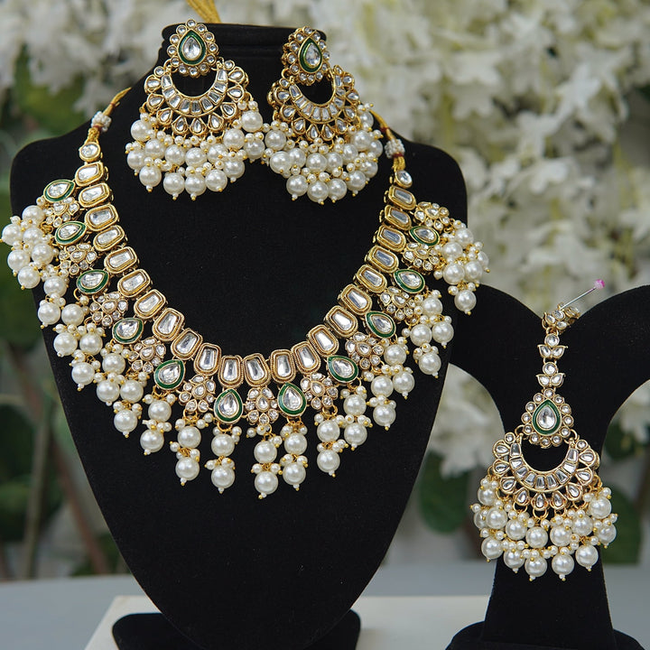 Kundan Reflection Latkan Set - RS ZEVARS