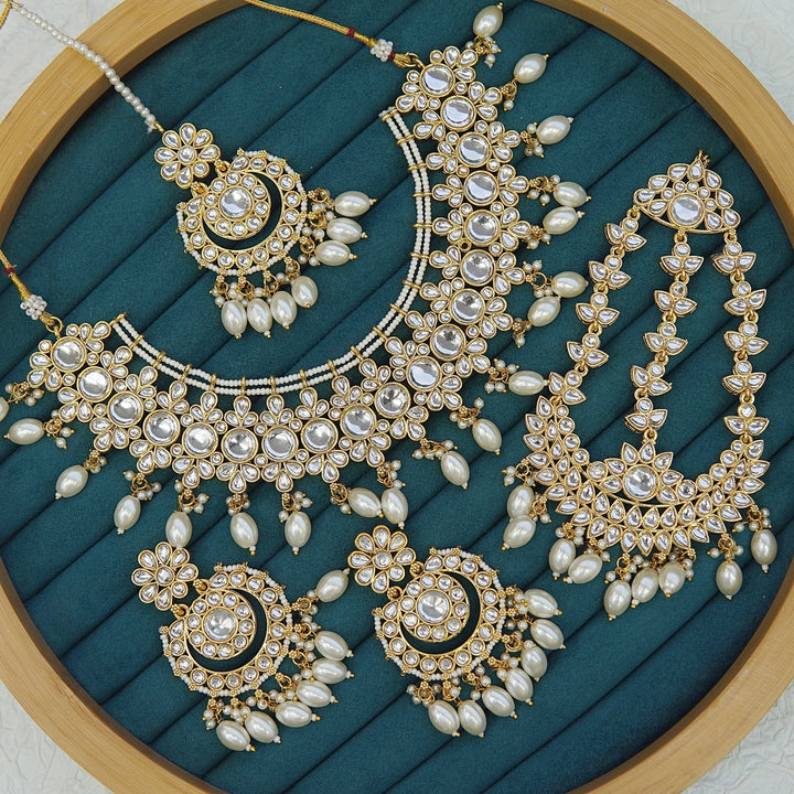 Kundan Semi - Bridal Set - RS ZEVARS