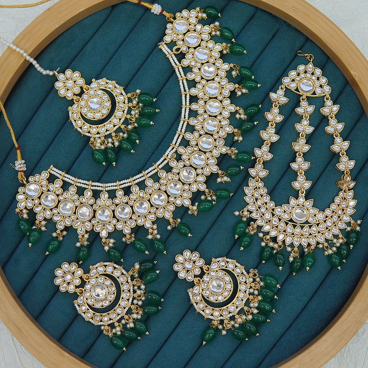 Kundan Semi - Bridal Set - RS ZEVARS