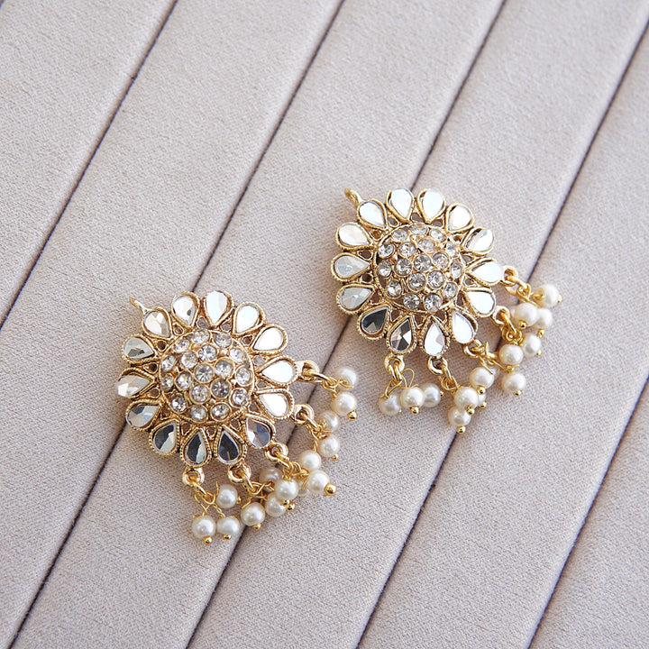 Kundan Tops Earrings - RS ZEVARS