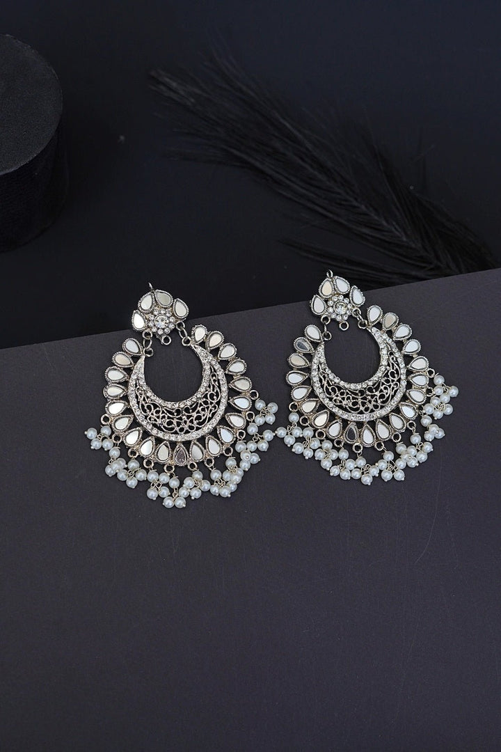 Large Manjus Chand Bali Earrings - RS ZEVARS