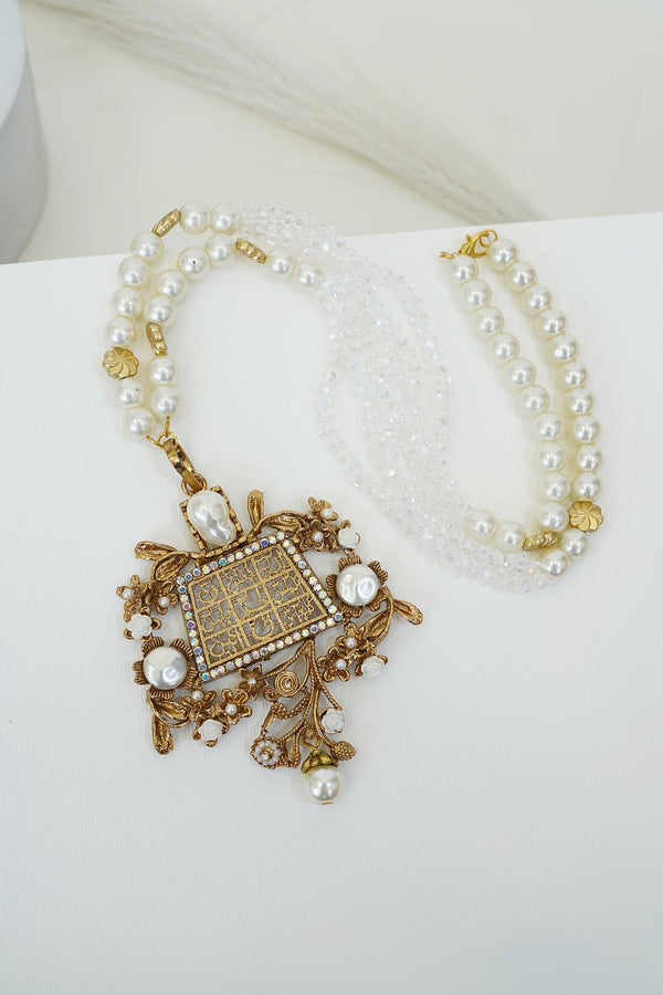 Loh - e - Qurani Mother Pearl Pendent - RS ZEVARS