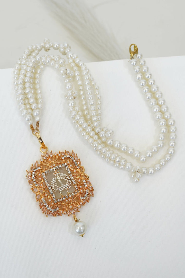 LSA022 Turkish Islamic Pendant With Beautiful Mala - RS ZEVARS