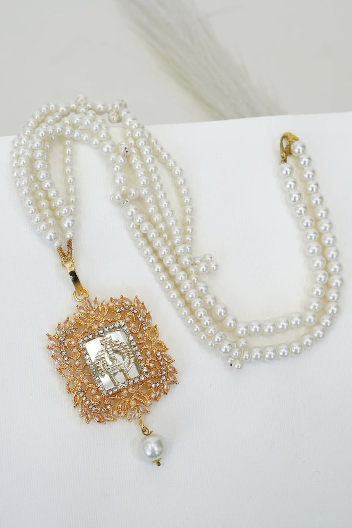 LSA022 Turkish Islamic Pendant With Beautiful Mala - RS ZEVARS