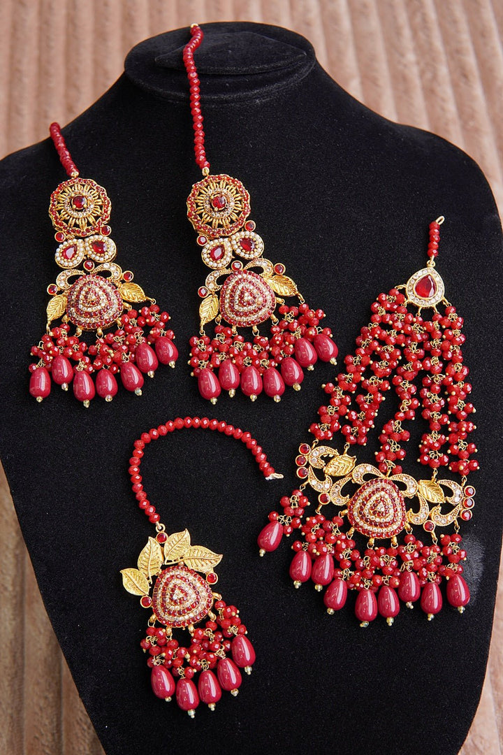 Luxury Gold Plated Bridal Set - RS ZEVARS