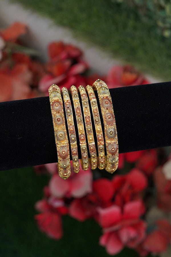 Luxury Madrasi Antique Bridal Churi Kara Set - RS ZEVARS