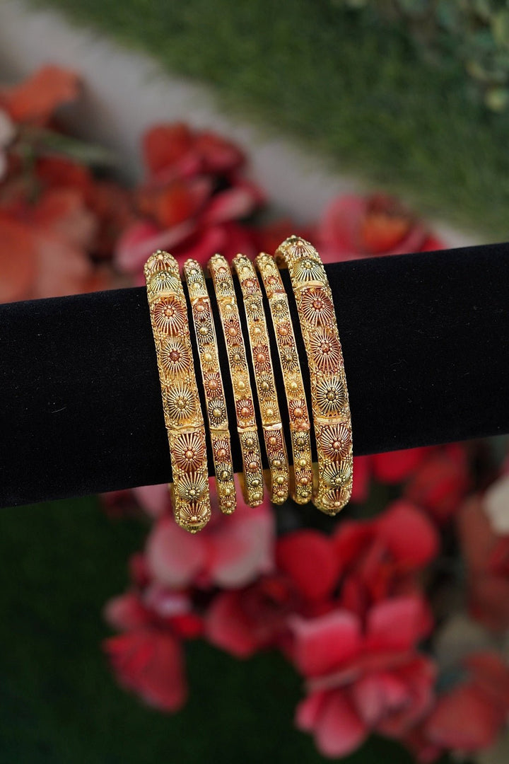 Luxury Madrasi Antique Bridal Churi Kara Set - RS ZEVARS