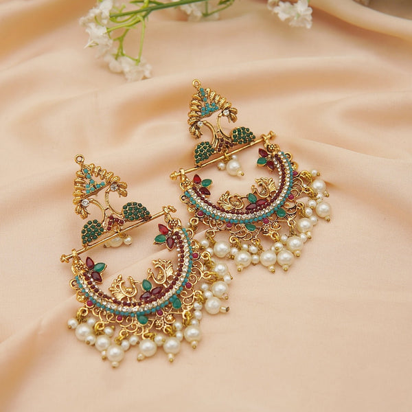 Madrasi Antique Bali Earrings - RS ZEVARS