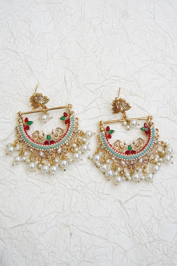 Madrasi Bali Earrings - RS ZEVARS
