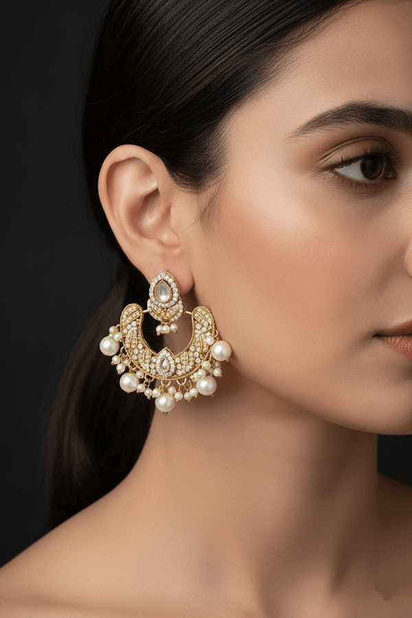 Madrasi Chand Bali Earrings - RS ZEVARS
