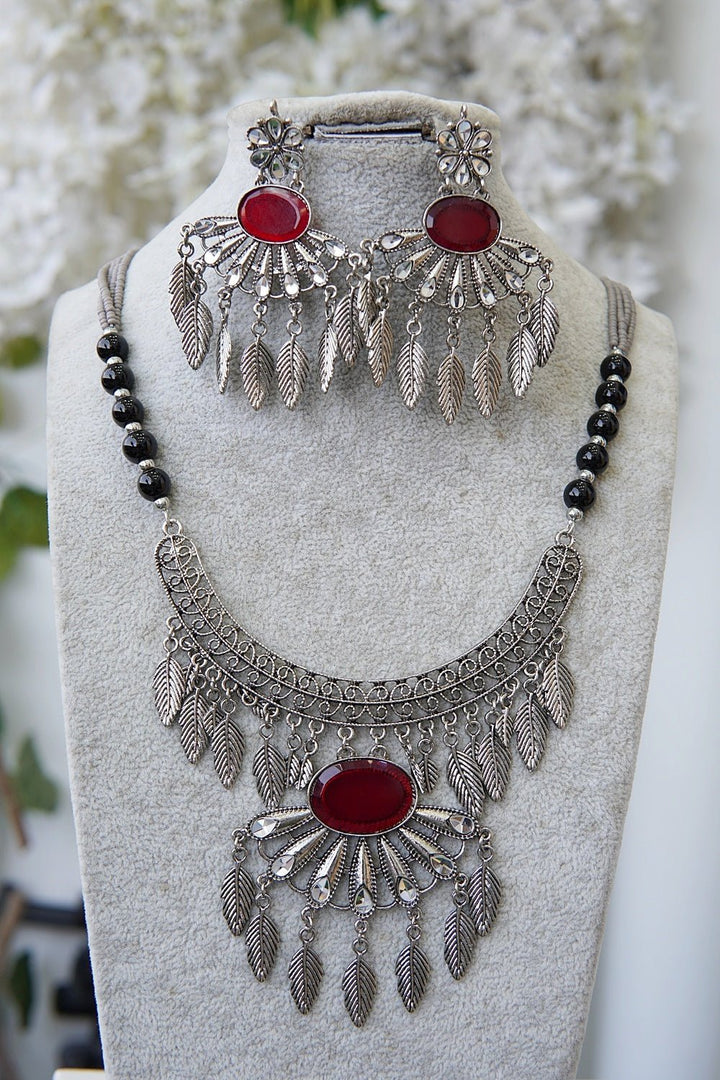 Madrasi Half Necklace Haar Set - RS ZEVARS