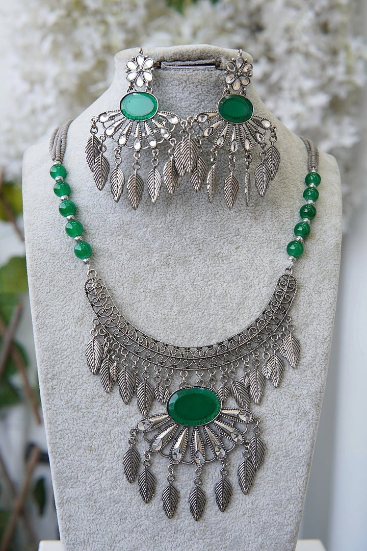 Madrasi Half Necklace Haar Set - RS ZEVARS