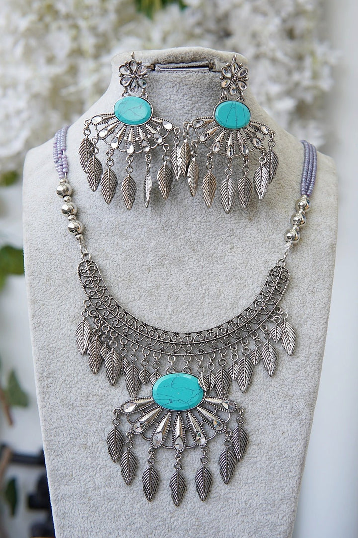 Madrasi Half Necklace Haar Set - RS ZEVARS