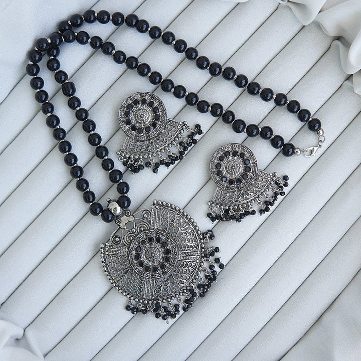 Madrasi Oxidized Mala - RS ZEVARS