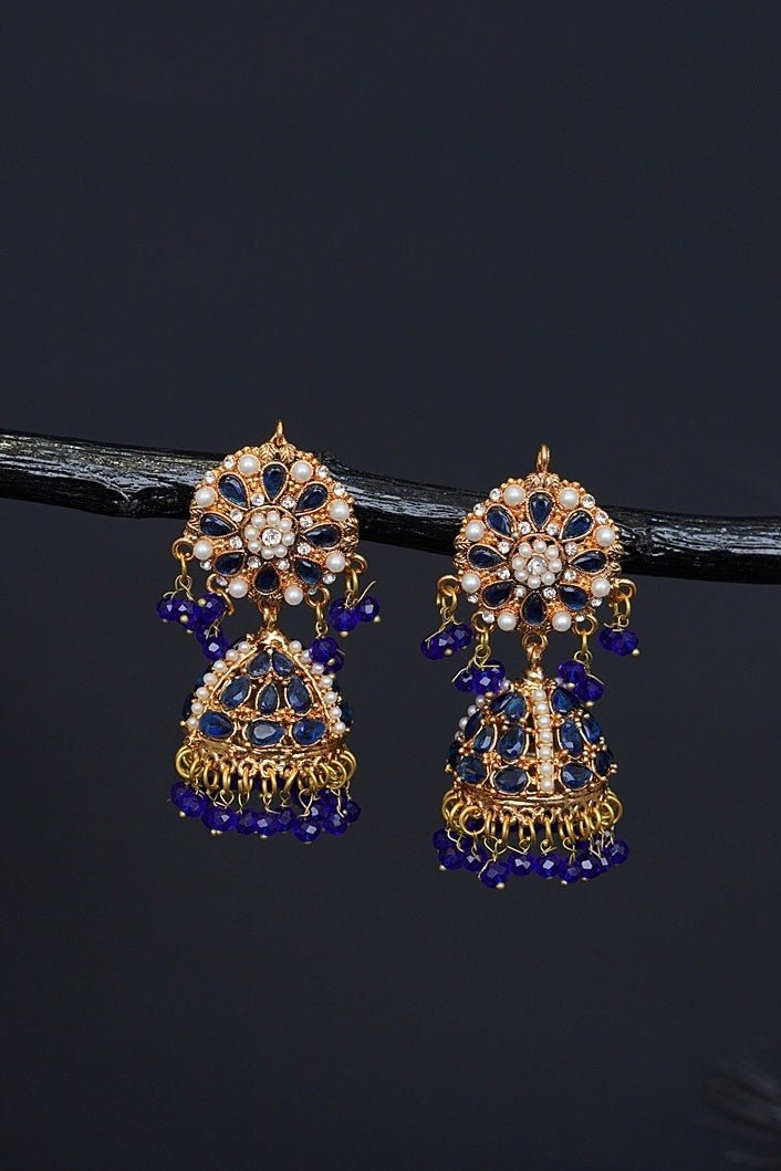 Manjus Cyrstal Latkan Jhumkay - RS ZEVARS