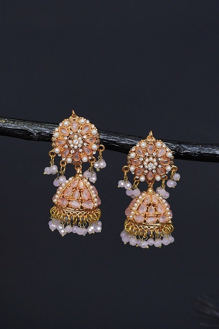 Manjus Cyrstal Latkan Jhumkay - RS ZEVARS