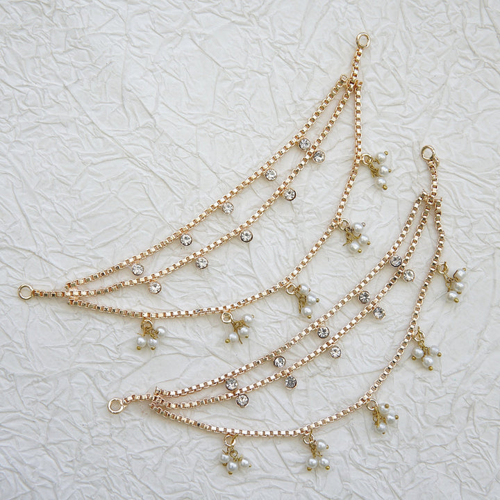 Manjus Latkan Earrings Saharay (support) - RS ZEVARS