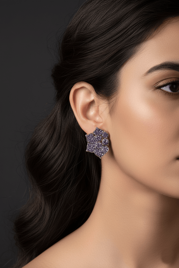 Micro Zirconia 3D Design Studs - RS ZEVARS