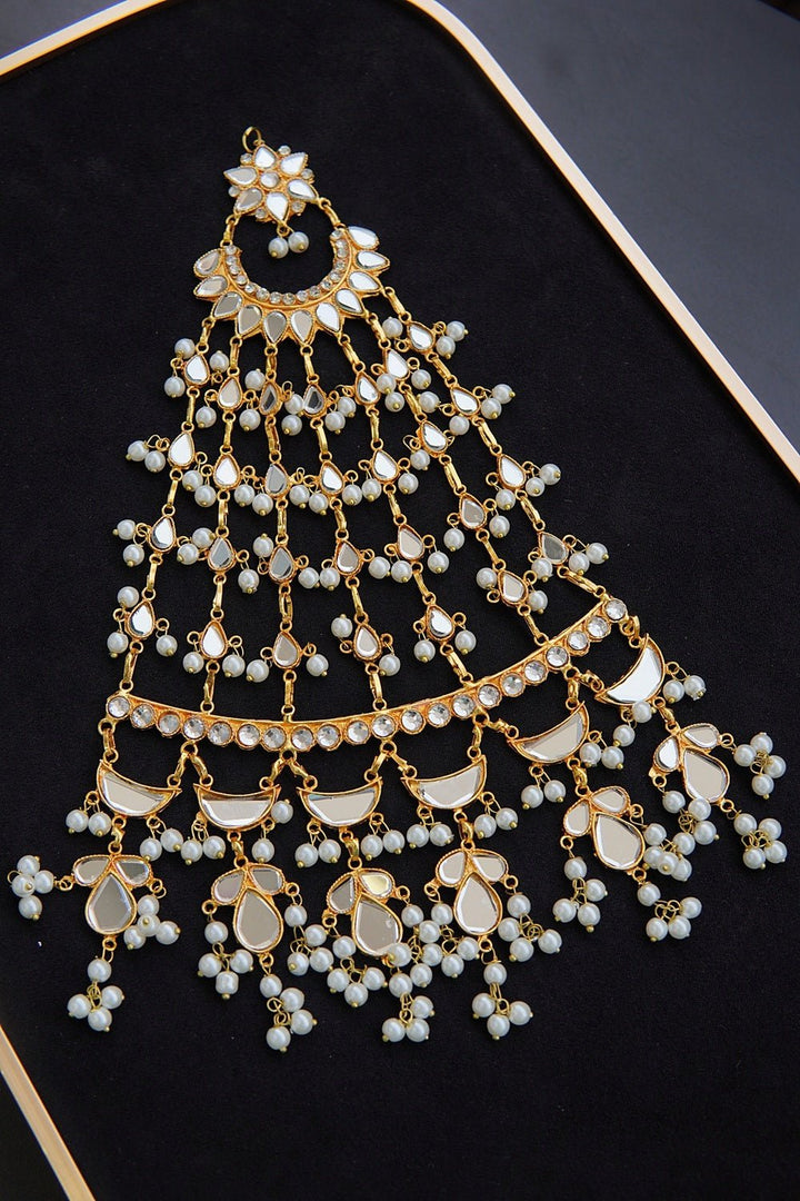 Miror Kundan Bahawalpuri Peacock Jhumar - RS ZEVARS