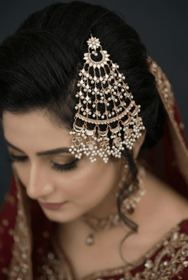 Shahida Mirror Jhumar(Gold)