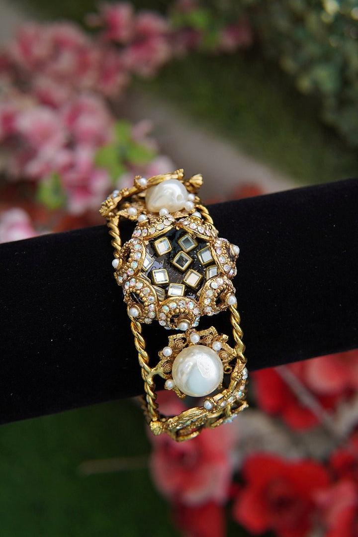 Mother Pearl Antique Single Piece Bracelet Karay - RS ZEVARS
